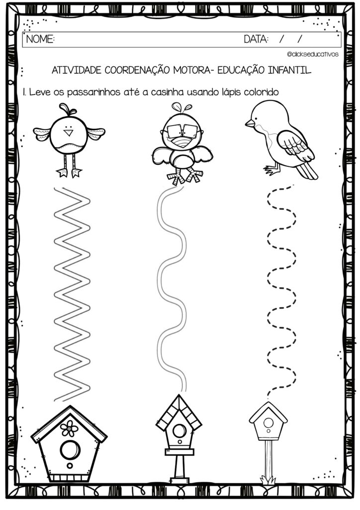 atividades de coordenação motora fina