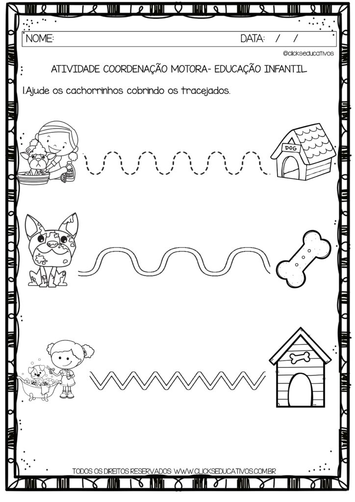 atividades de coordenação motora fina