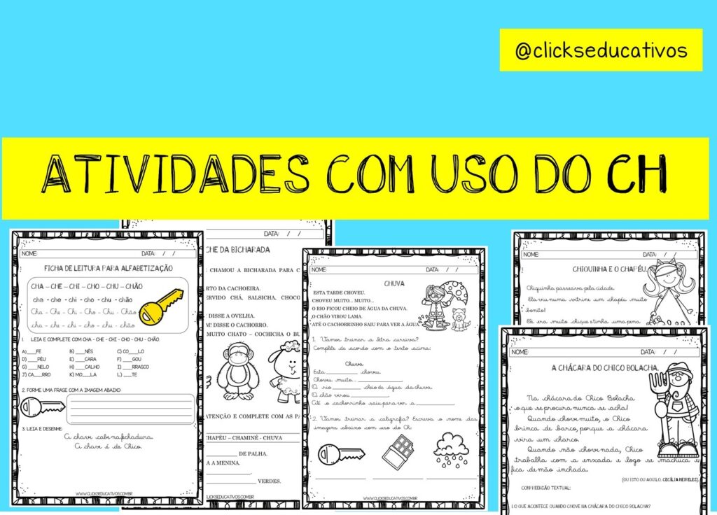 atividades com CH