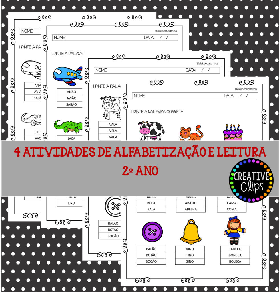 atividades de alfabetização leitura e escrita