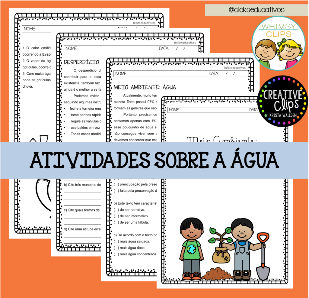 Atividades sobre a água 3º ano