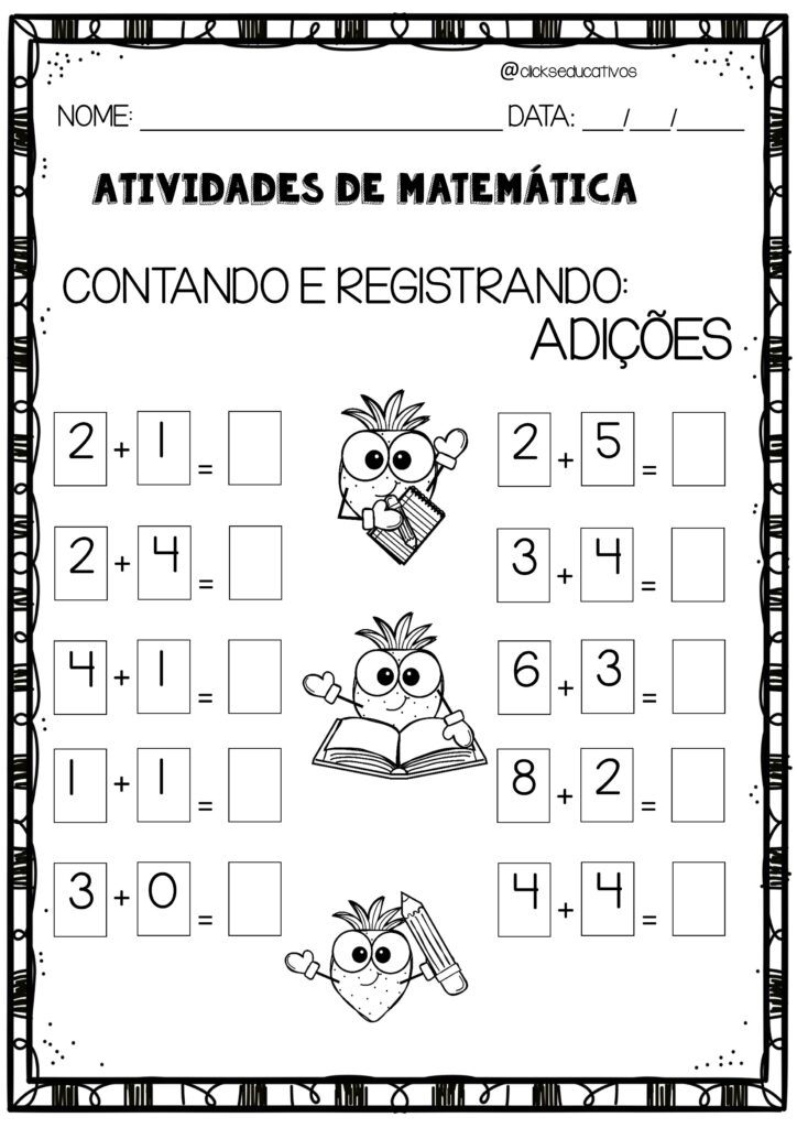 ATIVIDADES 1º ANO MATEMÁTICA