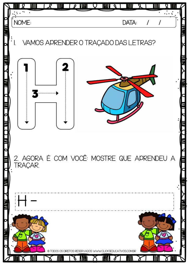 atividades com alfabeto