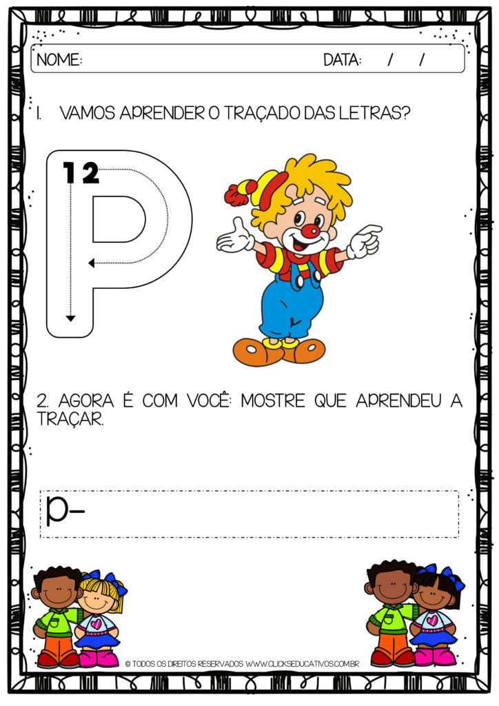 atividades com alfabeto