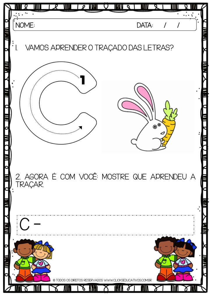 atividades com alfabeto