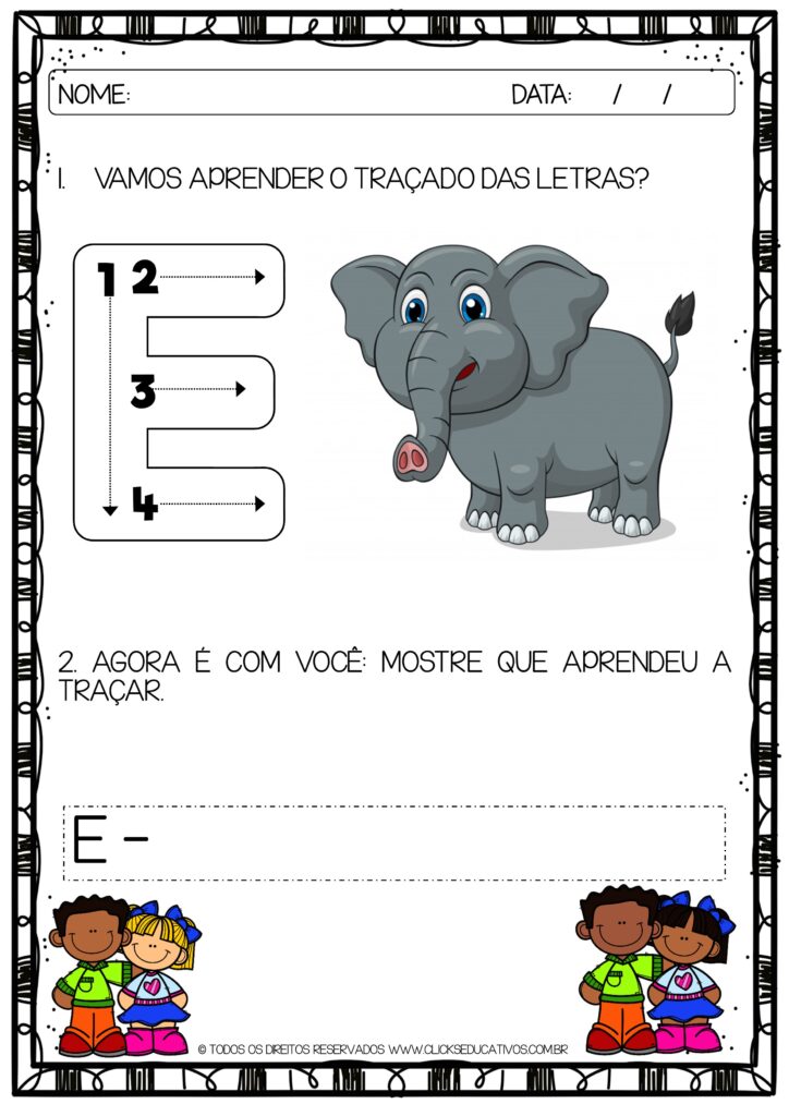 atividades com alfabeto