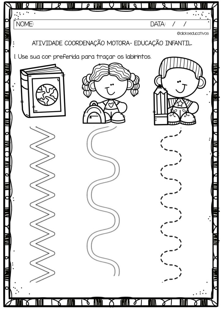 atividades de coordenação motora