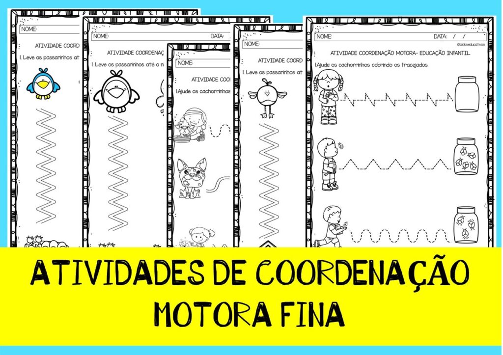 atividades de coordenação motora fina
