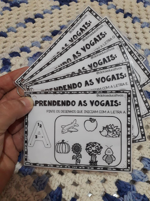 atividades com vogais para educação infantil
