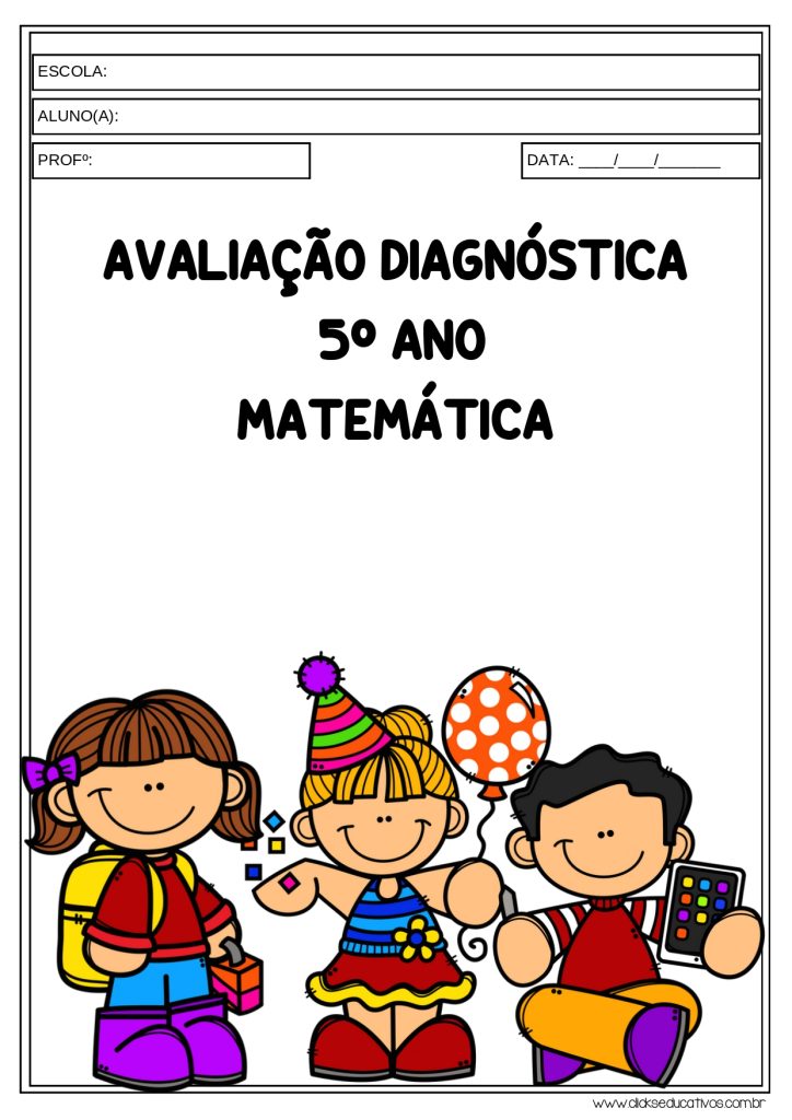 atividades diagnósticas de matemática 5º ano