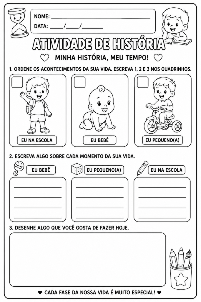 atividades de história na alfabetização