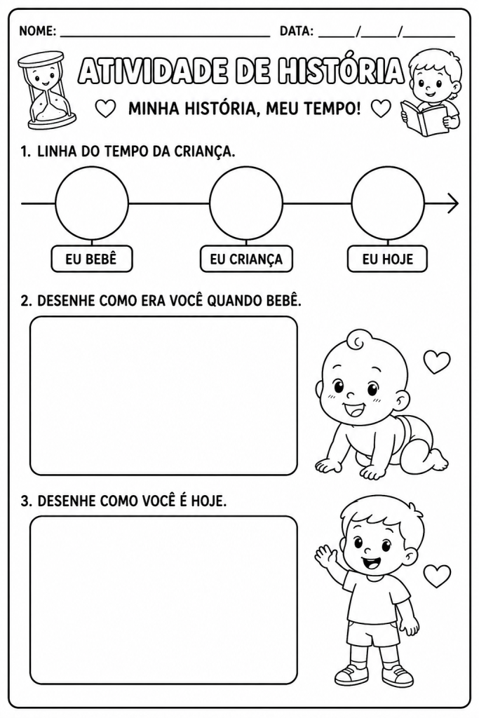 atividades de história na alfabetização