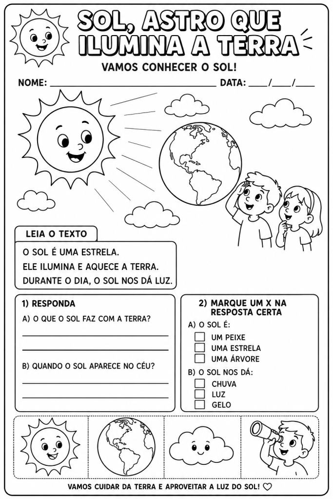 sol como fonte de vida