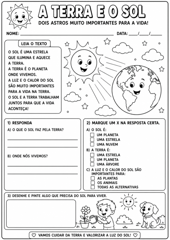 sol como fonte de vida