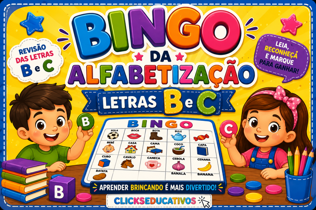 bingo da alfabetização @clickseducativos